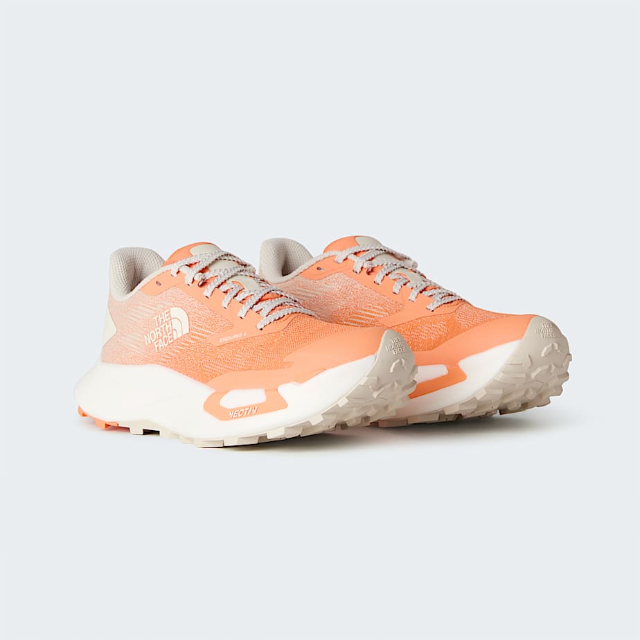 Womens VECTIV Enduris 4 Trail Running Shoes TNF Citrus RustCalacatta ALT8