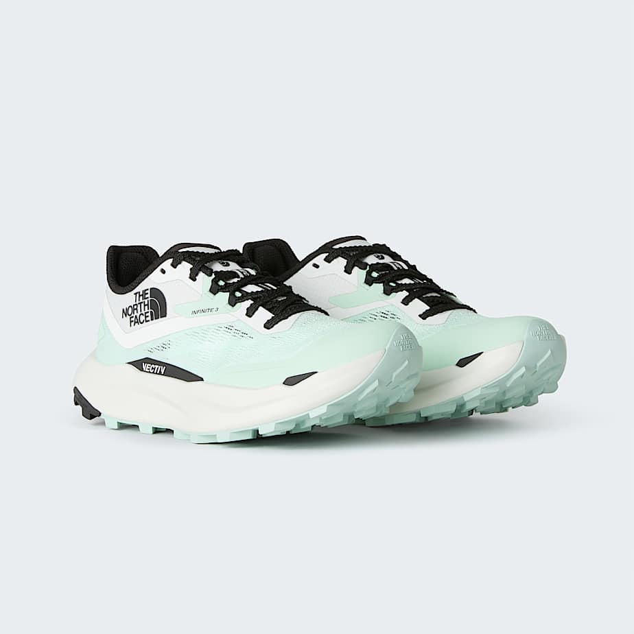 Womens VECTIV Infinite 3 Trail Running Shoes TNF White AshOpal Frost ALT8