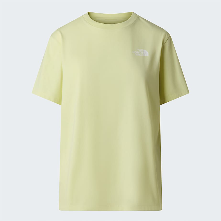 Womens Evolution NSE Box Relaxed TShirt TNF Lemon Mist ALT20