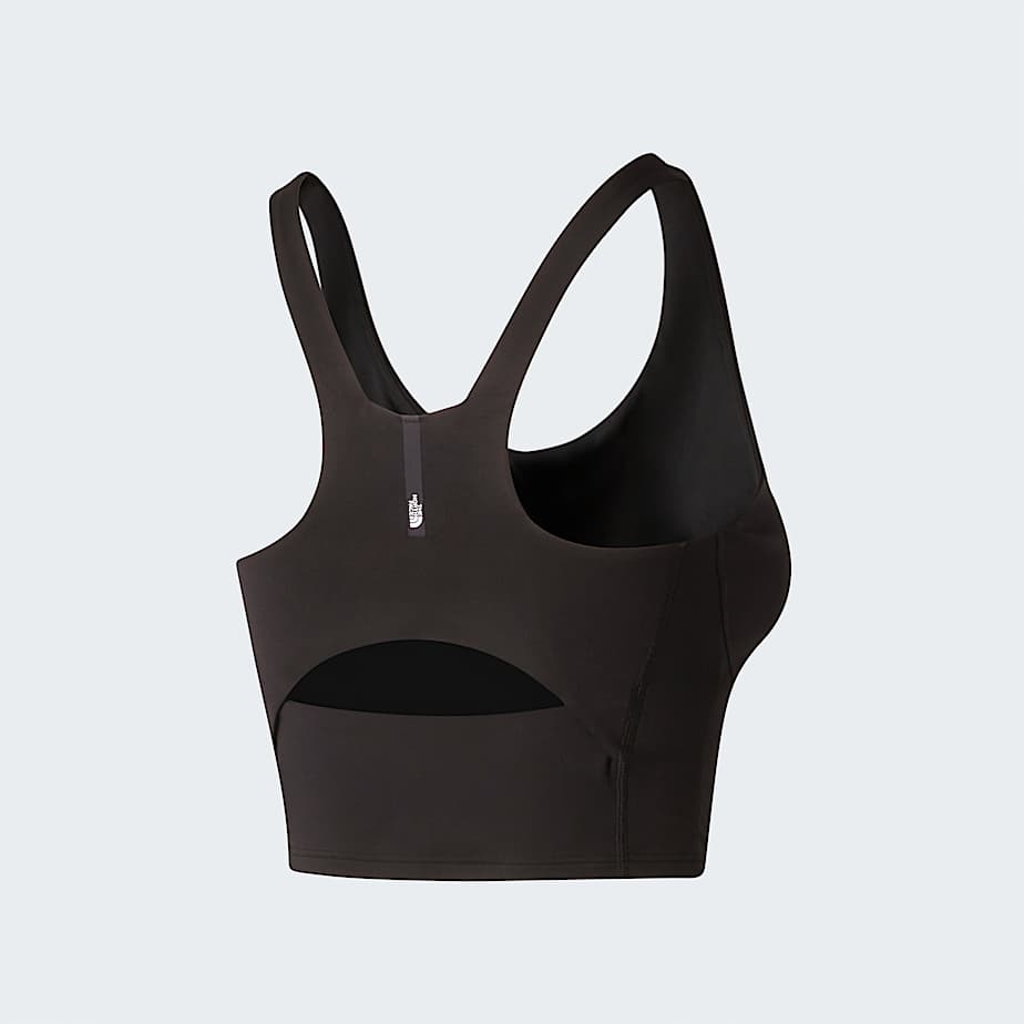 Womens Jaida Longline Bra TNF TNF Black ALT21