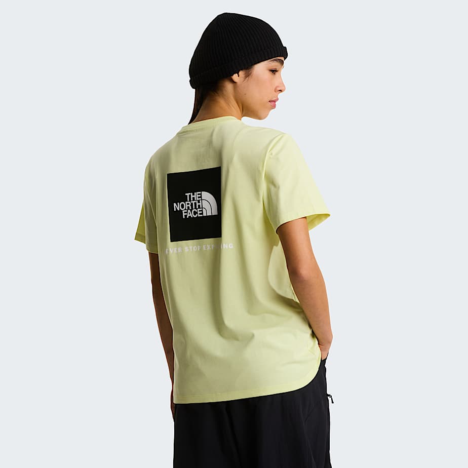Womens Evolution NSE Box Relaxed TShirt TNF Lemon Mist HERO
