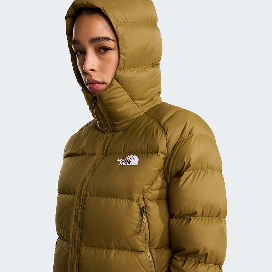 Womens Hyalite Down Hooded Jacket TNF Cedar ALT5