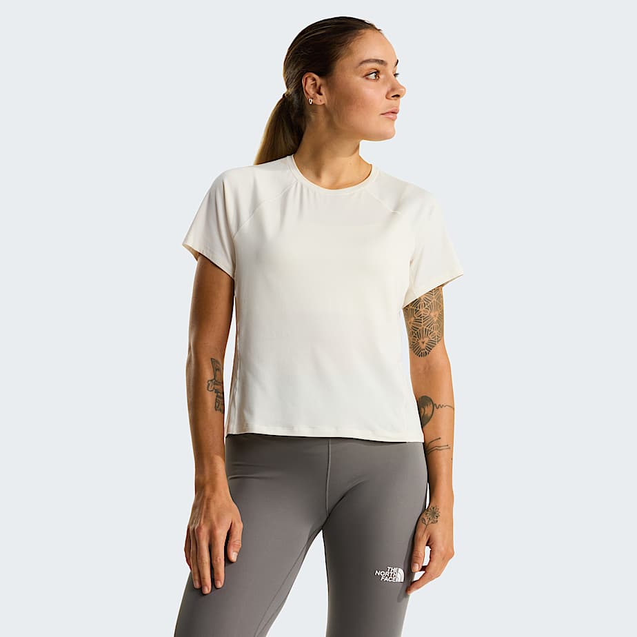Womens Jaida TShirt TNF White Dune Light Heather HERO