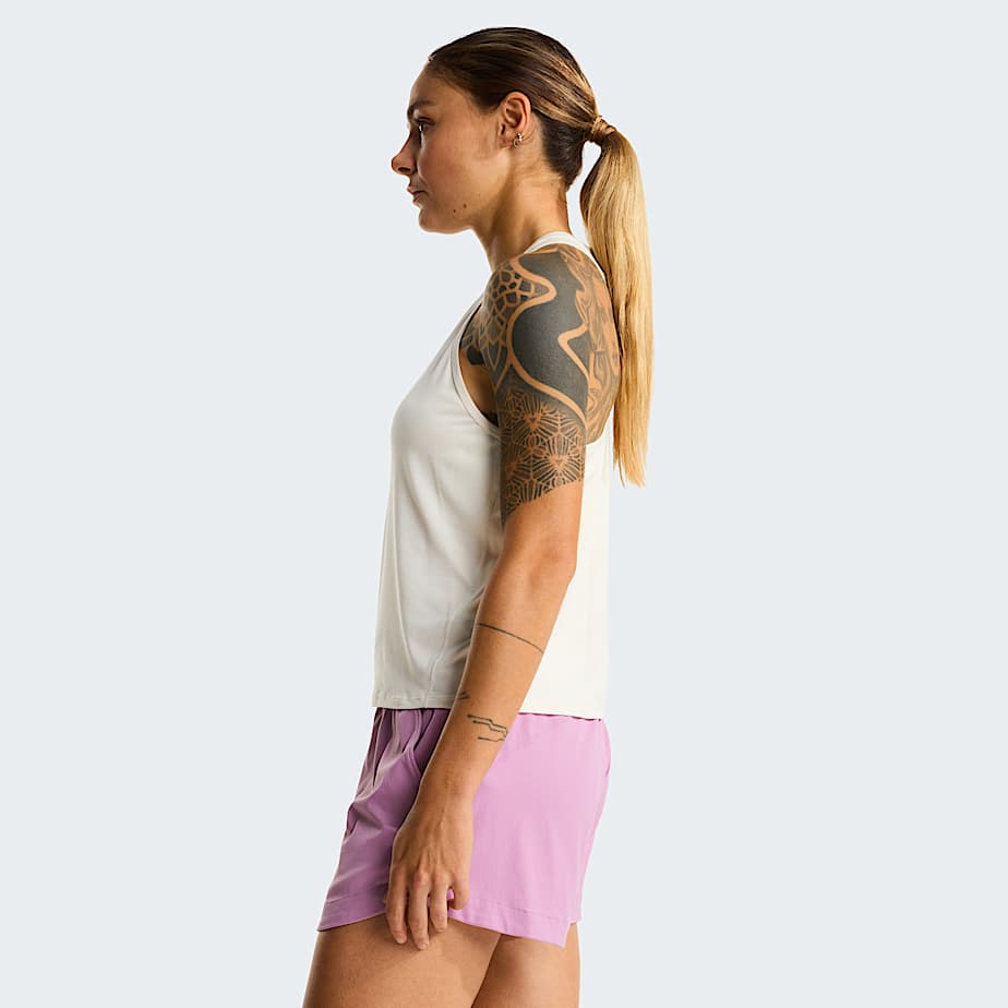 Womens Jaida Tank Top TNF White Dune Light Heather ALT2