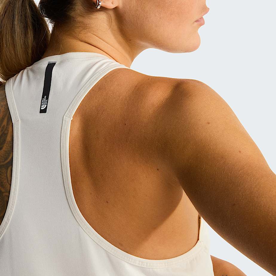 Womens Jaida Tank Top TNF White Dune Light Heather ALT4