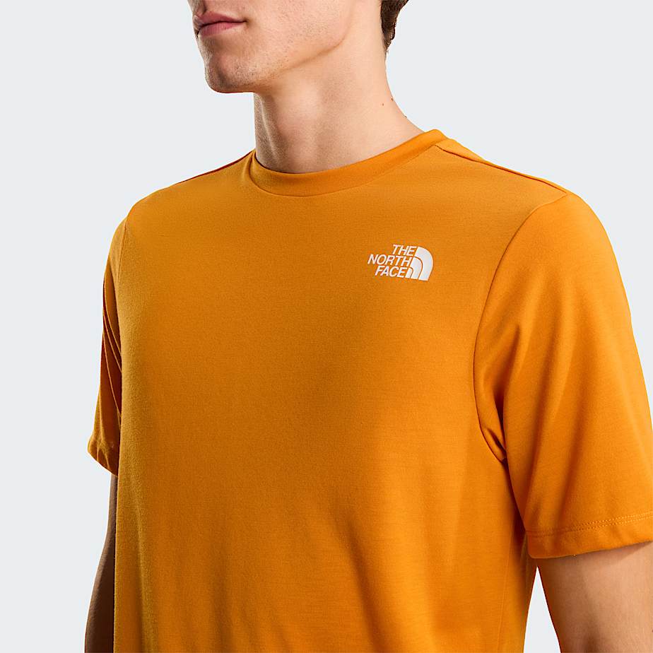 Mens Bitmap Logo Graphic TShirt TNF ALT4