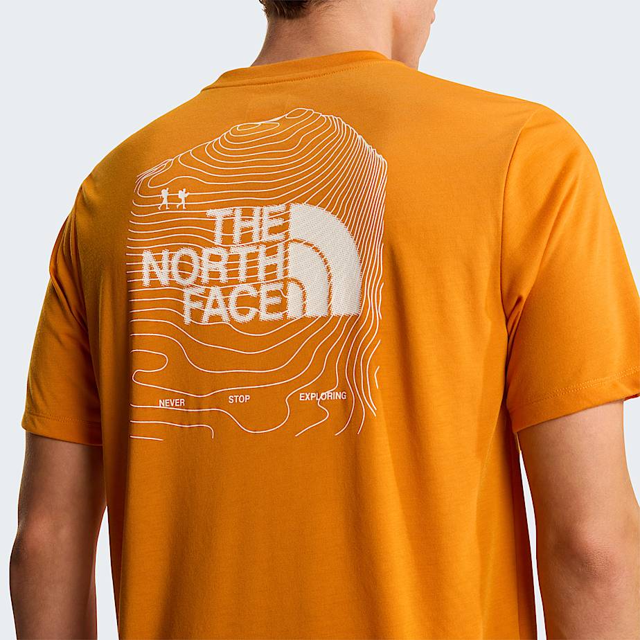 Mens Bitmap Logo Graphic TShirt TNF ALT5