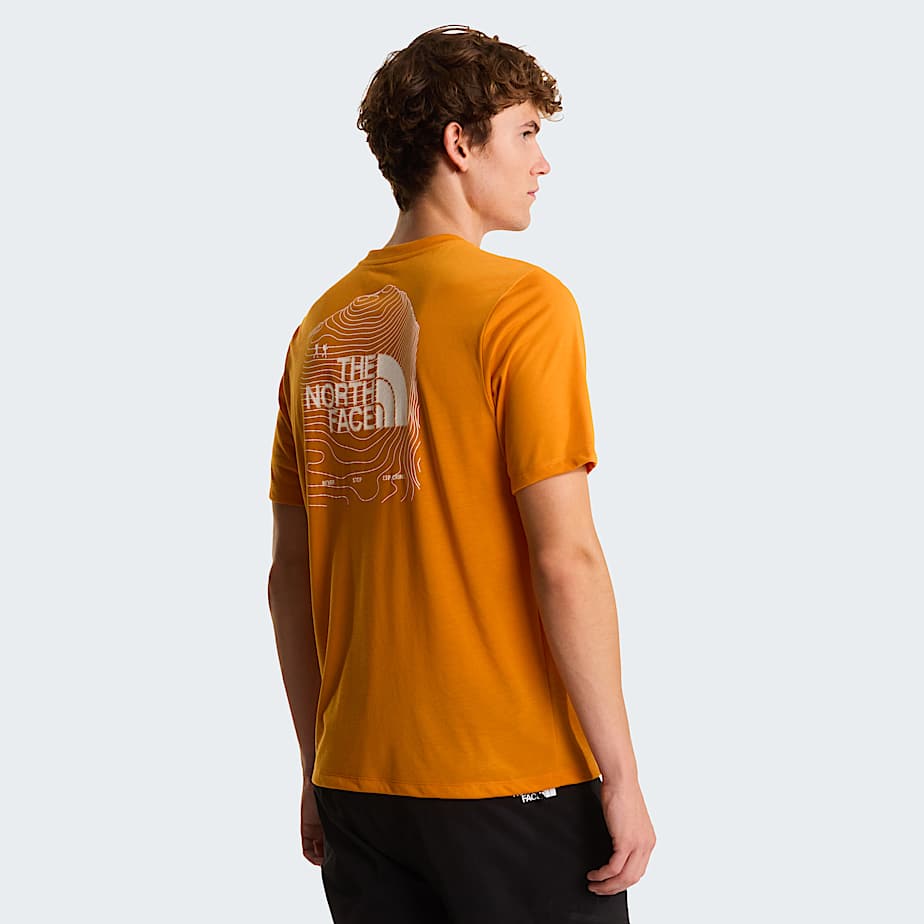 Mens Bitmap Logo Graphic TShirt TNF HERO