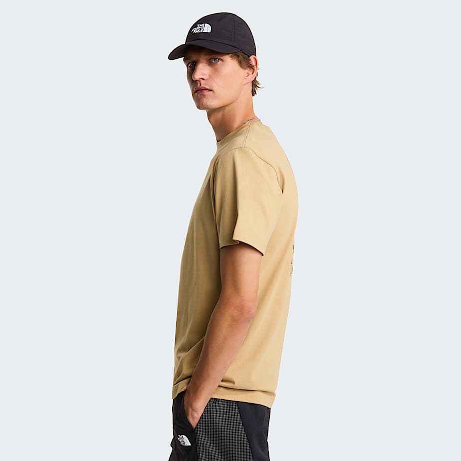 North Faces Regular Graphic TShirt M TNF Khaki Stone ALT3