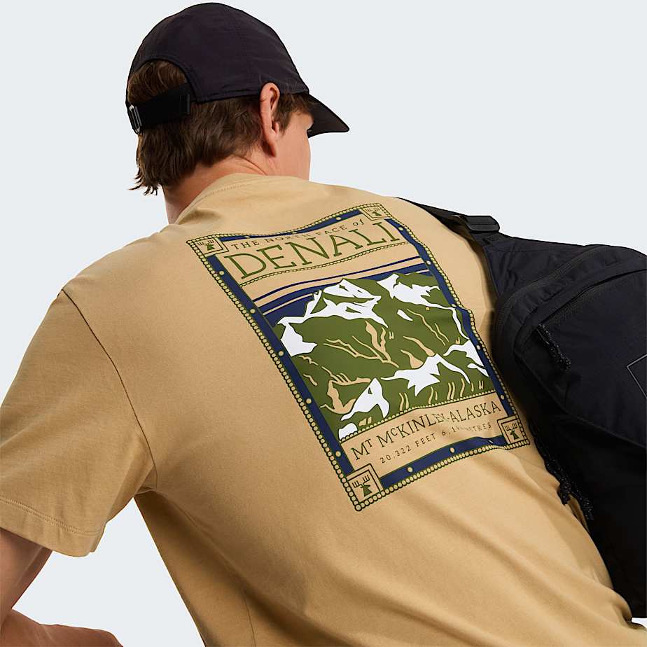 North Faces Regular Graphic TShirt M TNF Khaki Stone ALT6
