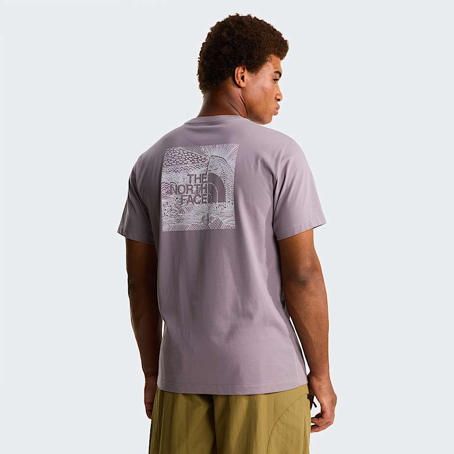 Mens NSE Box Regular TShirt TNF Transcendent Grey HERO