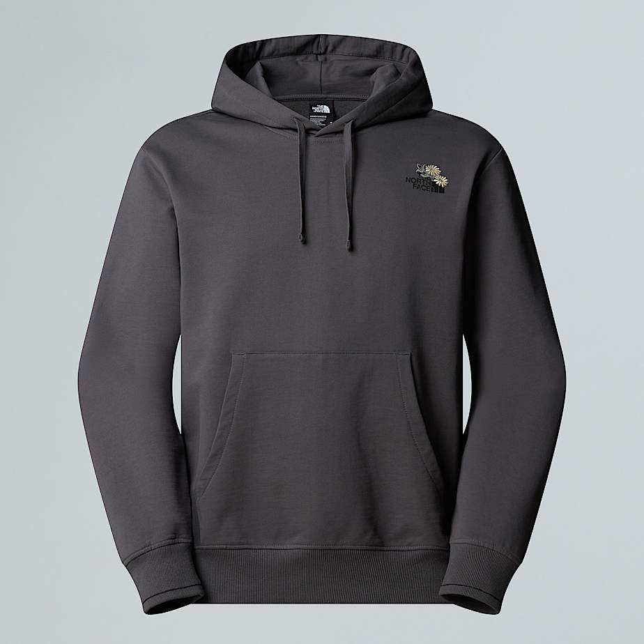 Dome Flower relaxt geschnittener Kapuzenpulli mit Grafik in Unisex TNF HERO