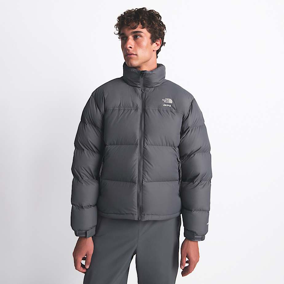 The North Face X SKIMS 1996 Nuptse Jacket Unisex TNF SK Gunmetal ALT1