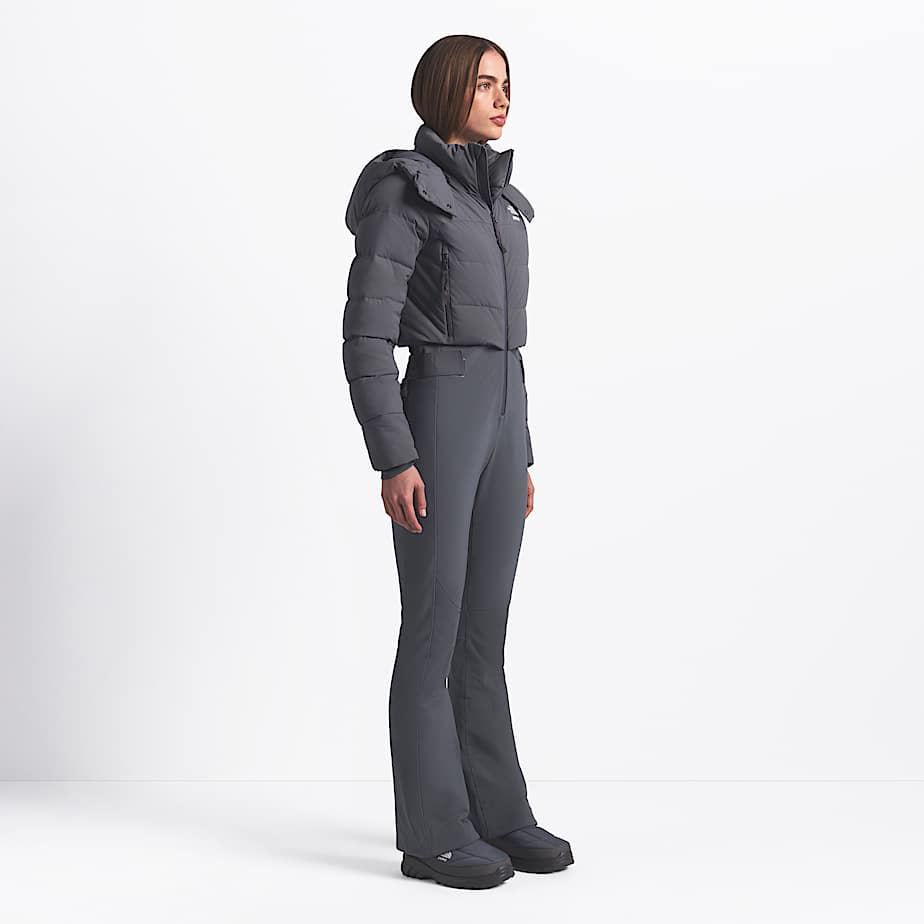 Womens The North Face X SKIMS Off The Clock OnePiece TNF SK Gunmetal ALT4