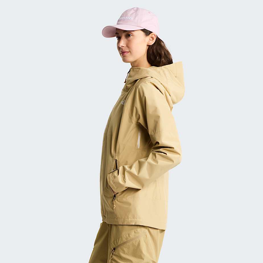 Womens Diablo Dynamic ZipIn Jacket TNF Khaki Stone ALT2