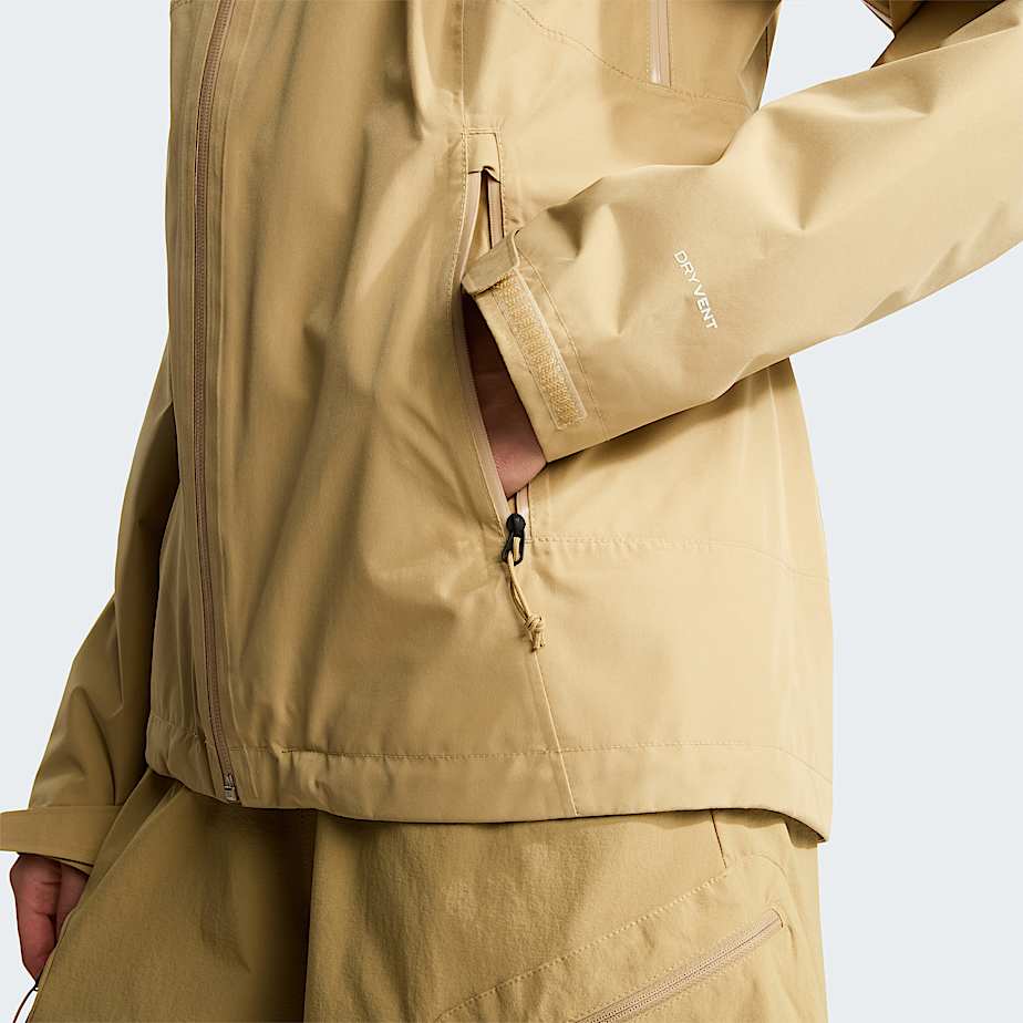 Womens Diablo Dynamic ZipIn Jacket TNF Khaki Stone ALT8