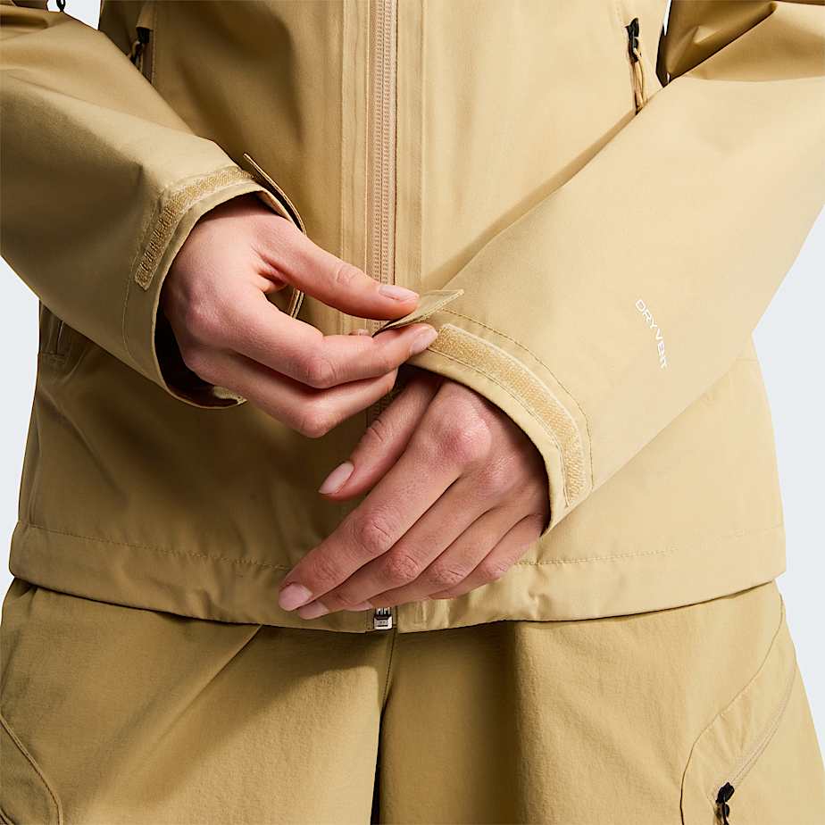 Womens Diablo Dynamic ZipIn Jacket TNF Khaki Stone ALT9
