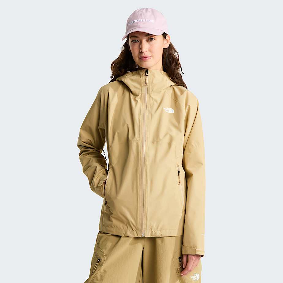 Womens Diablo Dynamic ZipIn Jacket TNF Khaki Stone HERO
