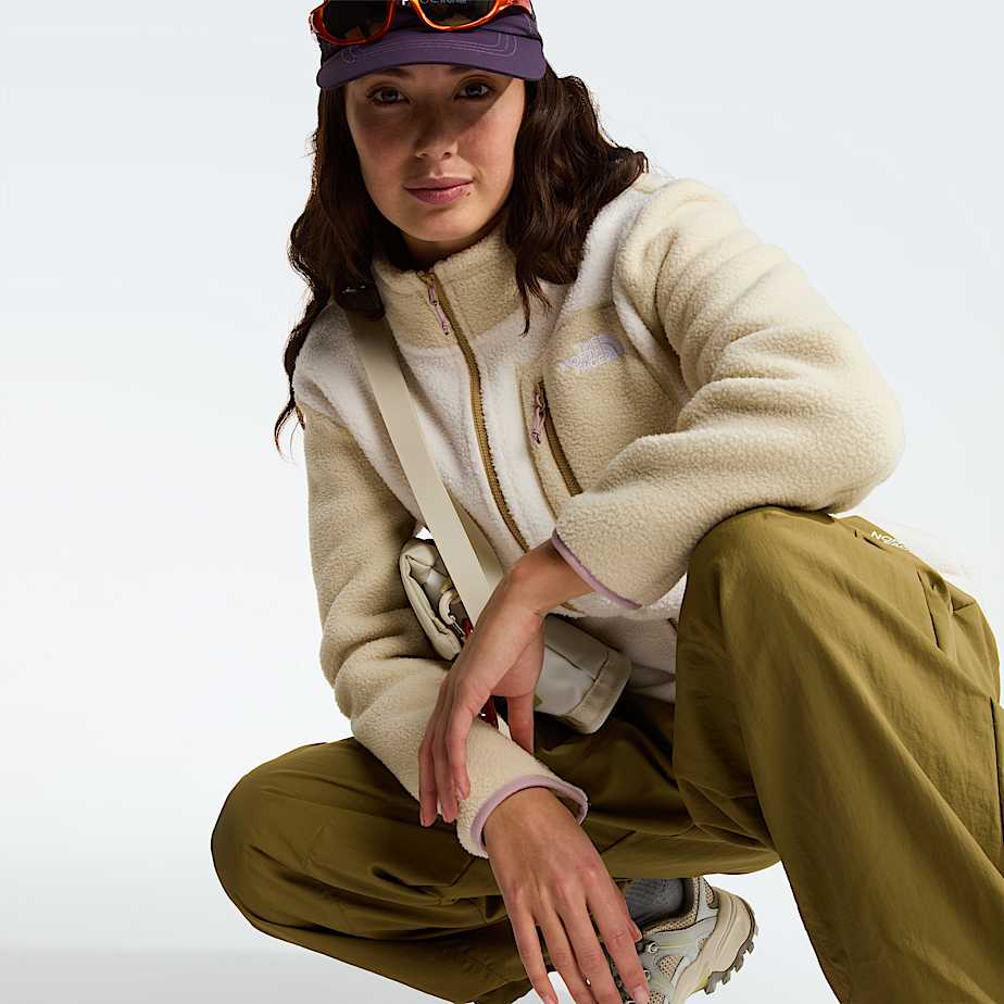 Rozepnac flsov bunda Yumiori pro dmy TNF White DuneDesert StoneMetal Pink ALT7