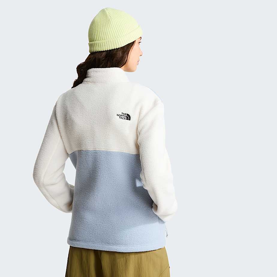 Yumiori FullZip Fleece Jacket W TNF Frost GreyWhite DuneFrost Grey ALT3