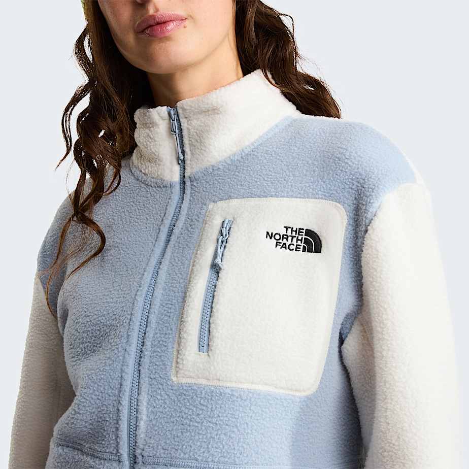 Yumiori FullZip Fleece Jacket W TNF Frost GreyWhite DuneFrost Grey ALT5