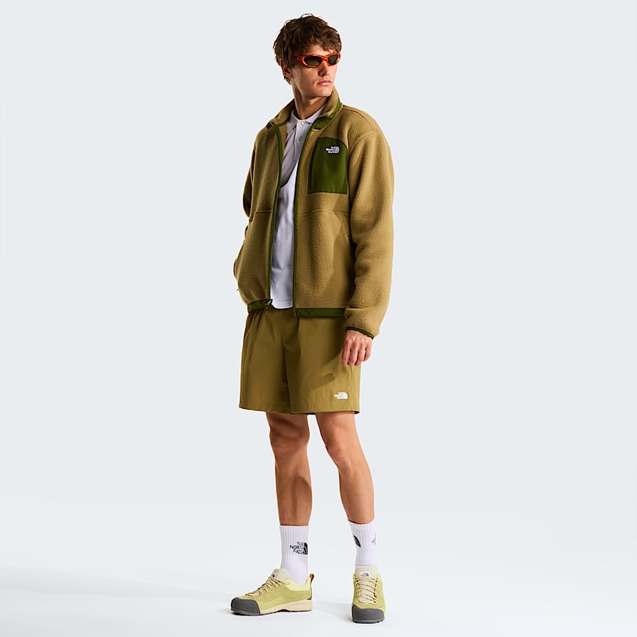 Yumiori OffPeak Fleecejacke mit durchgehendem RV fr Herren TNF CedarWoodland Green ALT1