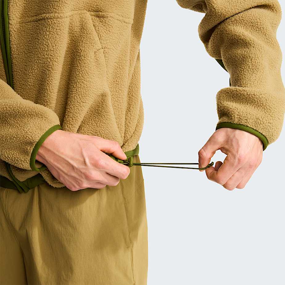 Yumiori OffPeak Fleecejacke mit durchgehendem RV fr Herren TNF CedarWoodland Green ALT8