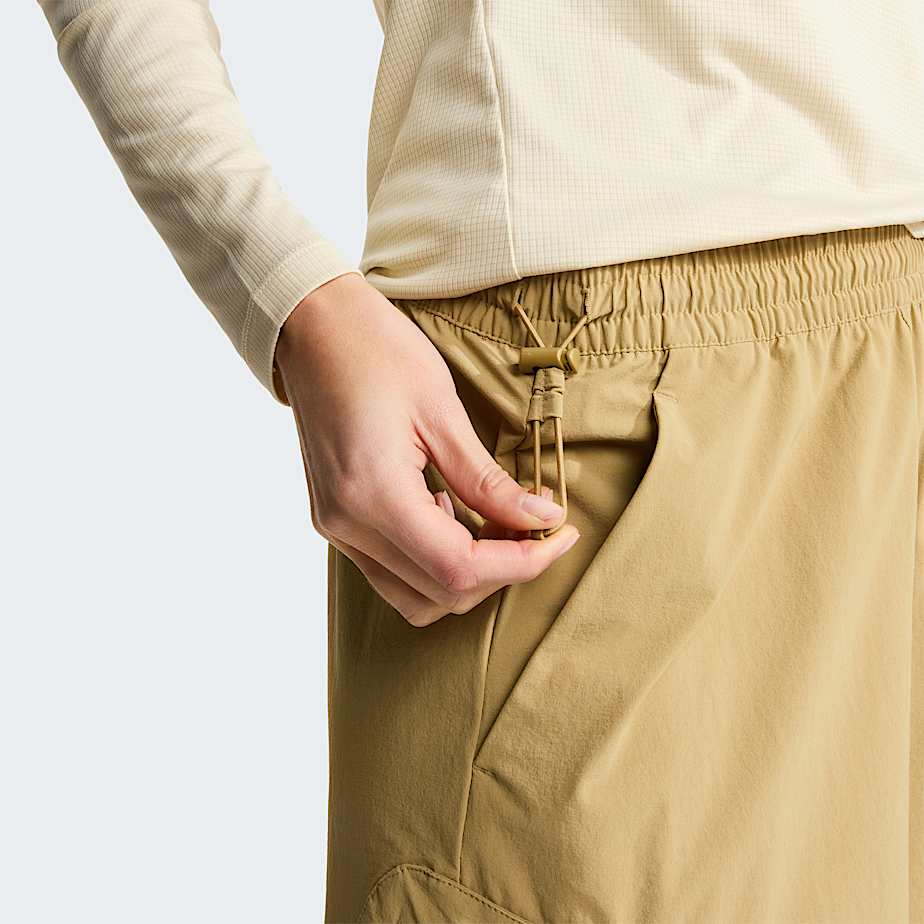 Pantaln corto plegable para mujer TNF Kelp Tan ALT5