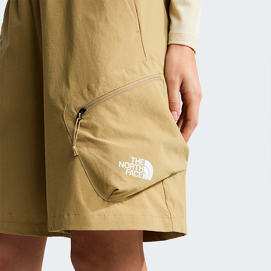 Pantaln corto plegable para mujer TNF Kelp Tan ALT6