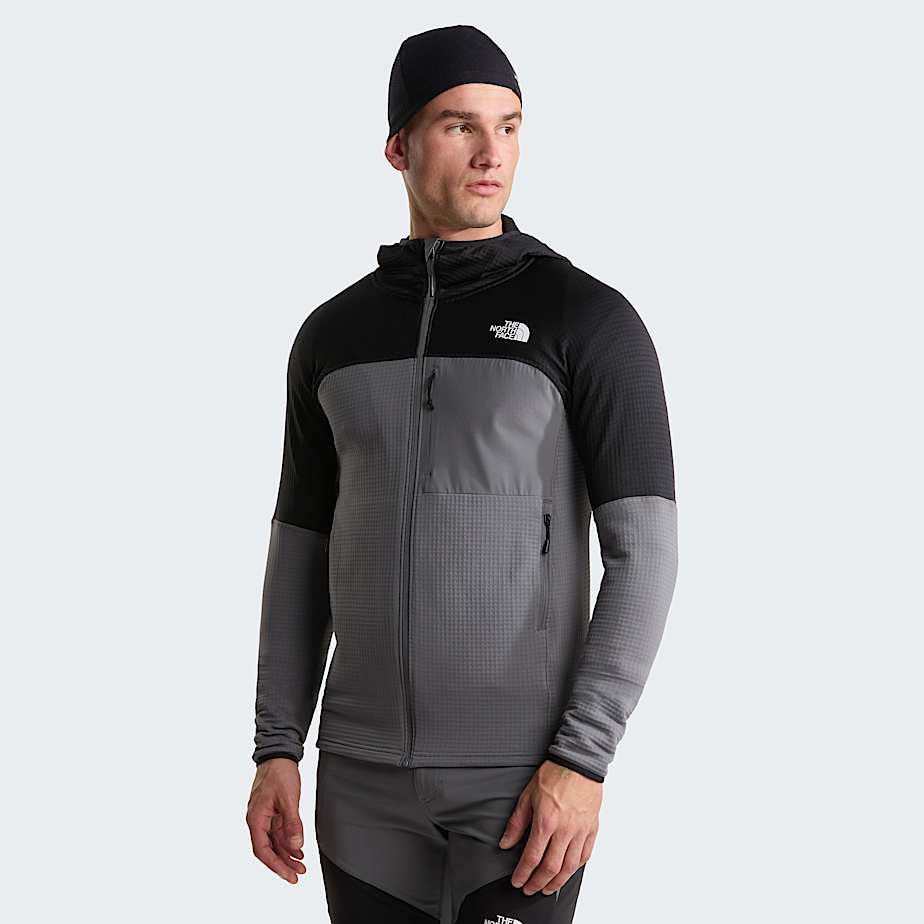 Stormgap Power Grid Kapuzenjacke fr Herren TNF Smoked PearlTNF Black HERO