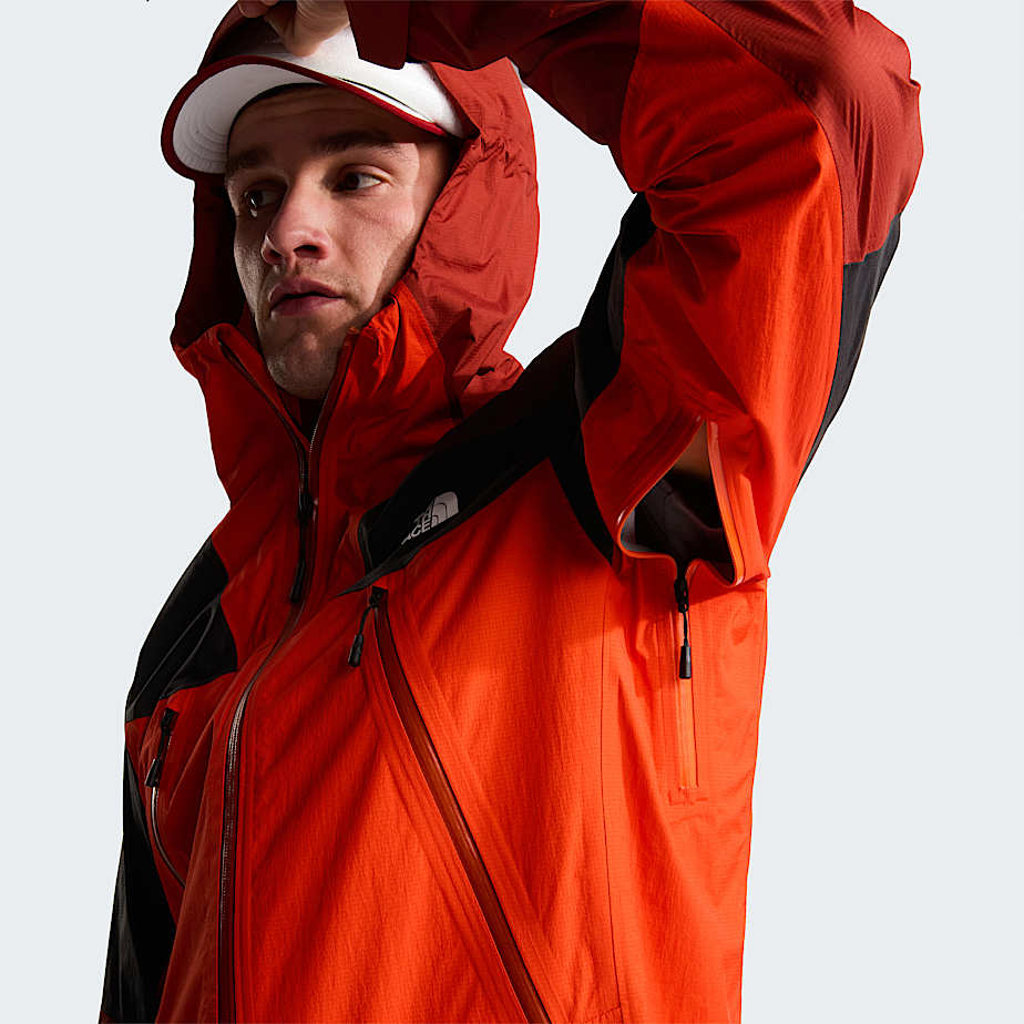 Mens Signal 25L DryVent Jacket TNF Lava RedIron ClayTNF Black ALT9