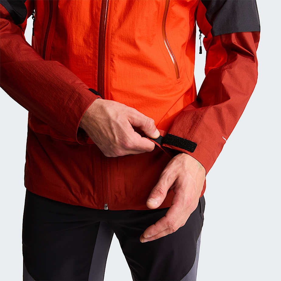 Mens Signal 25L DryVent Jacket TNF Lava RedIron ClayTNF Black ALT11