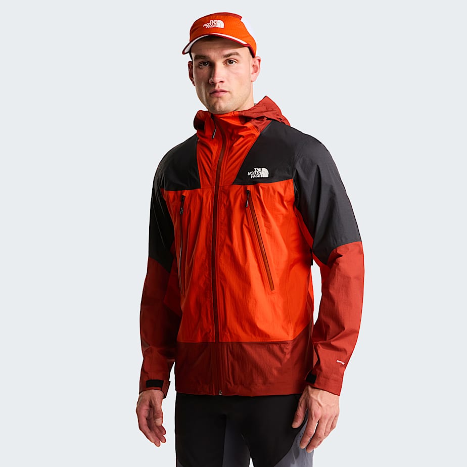 Mens Signal 25L DryVent Jacket TNF Lava RedIron ClayTNF Black HERO