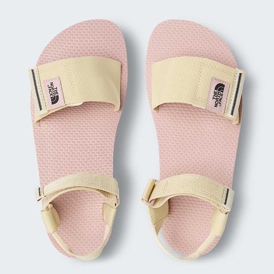 Skeena Platform Sandalen fr Damen TNF Desert StoneMetal Pink ALT1