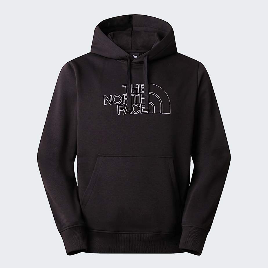 Mens Drew Peak Light Hoodie TNF TNF BlackAnthracite Grey ALT20