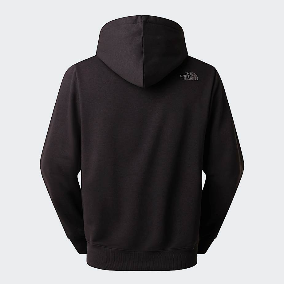 Mens Drew Peak Light Hoodie TNF TNF BlackAnthracite Grey ALT21