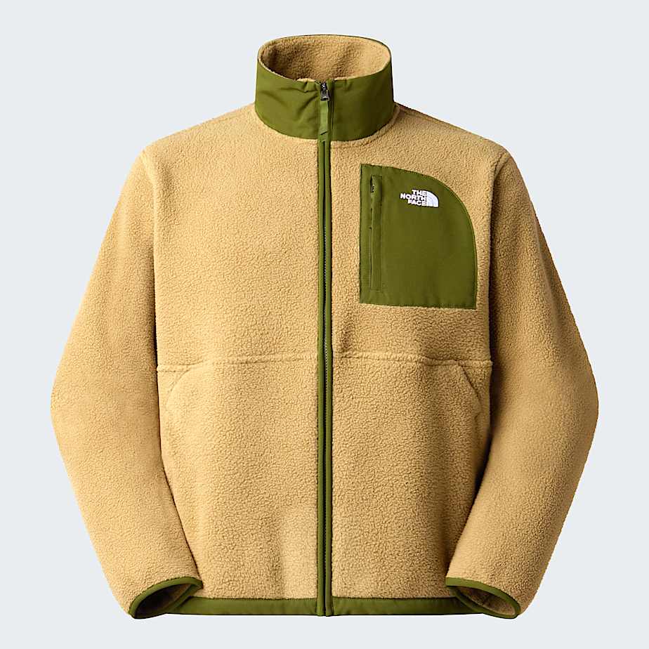 Yumiori OffPeak Fleecejacke mit durchgehendem RV fr Herren TNF CedarWoodland Green ALT20
