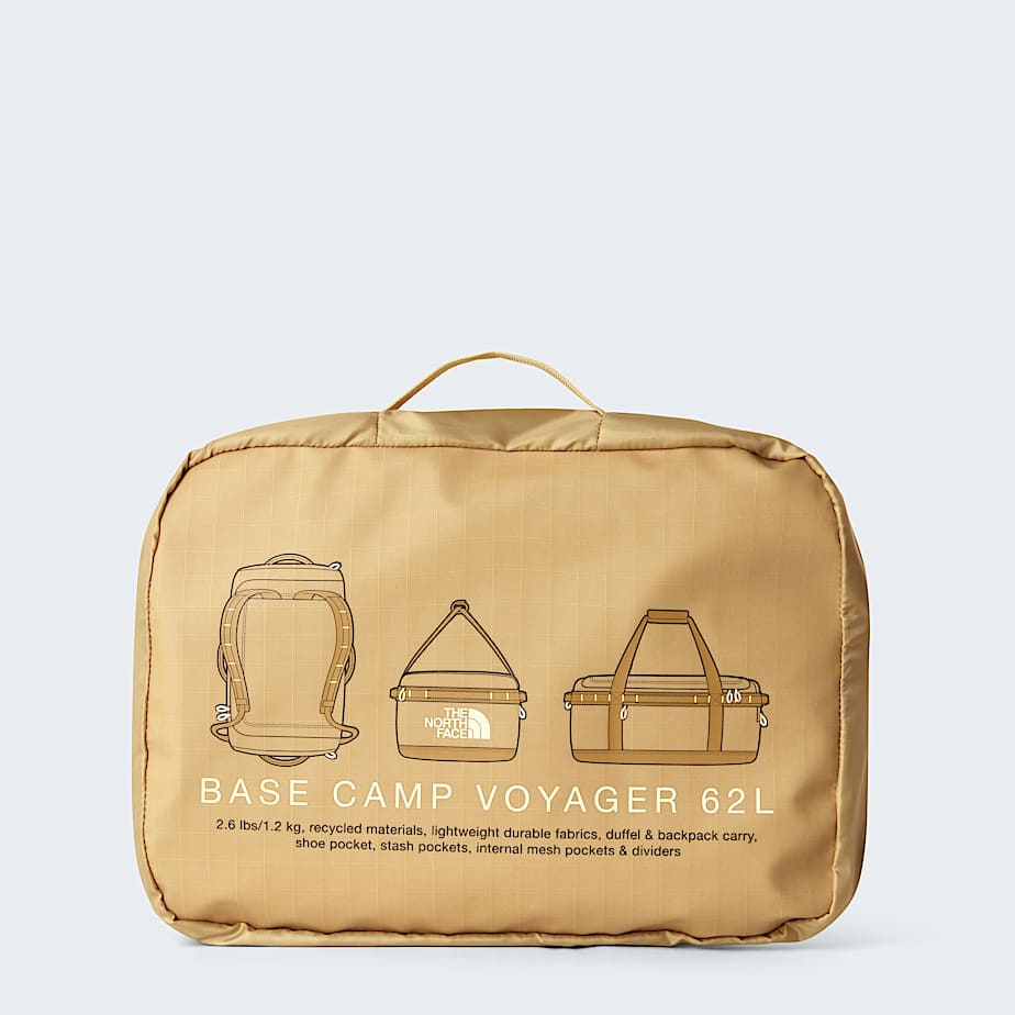 Base Camp Voyager 62LiterDuffelTasche TNF Khaki StoneUtility BrownDesert Stone ALT5