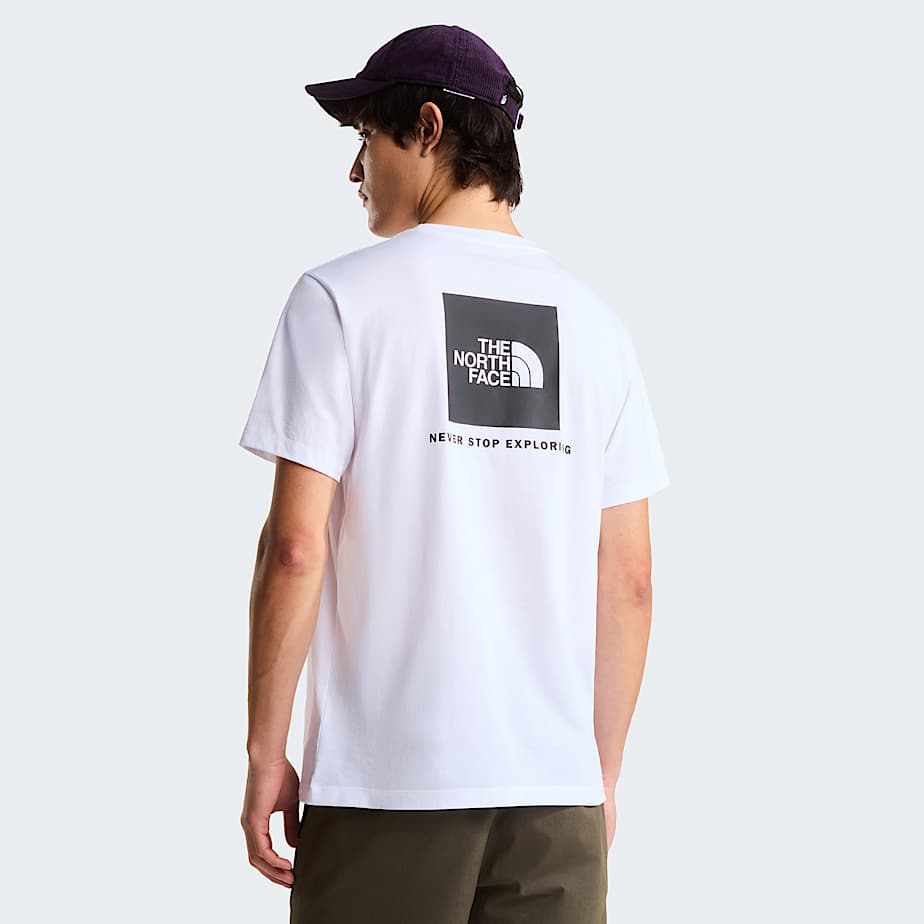 Mens Evolution NSE Box Regular TShirt TNF TNF White HERO