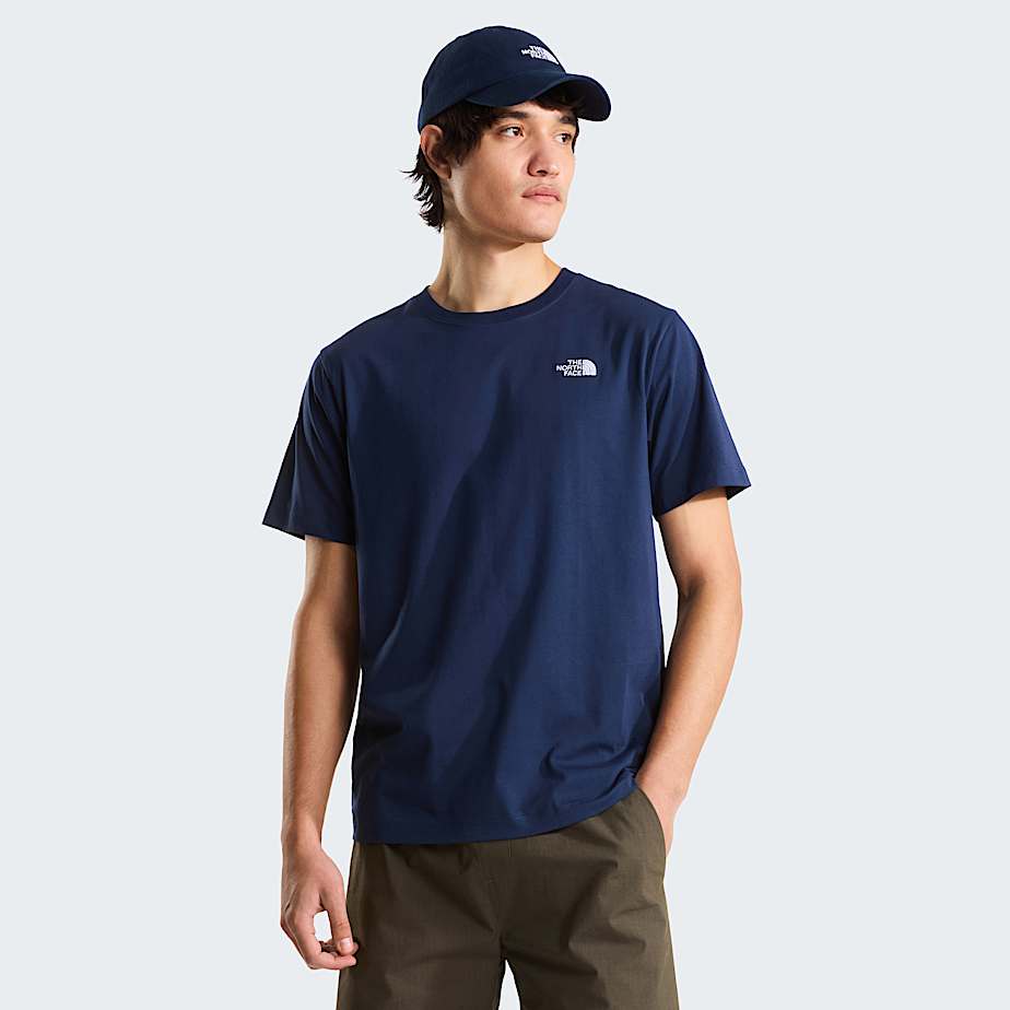 Mens Evolution Simple Dome Regular TShirt TNF Summit Navy HERO