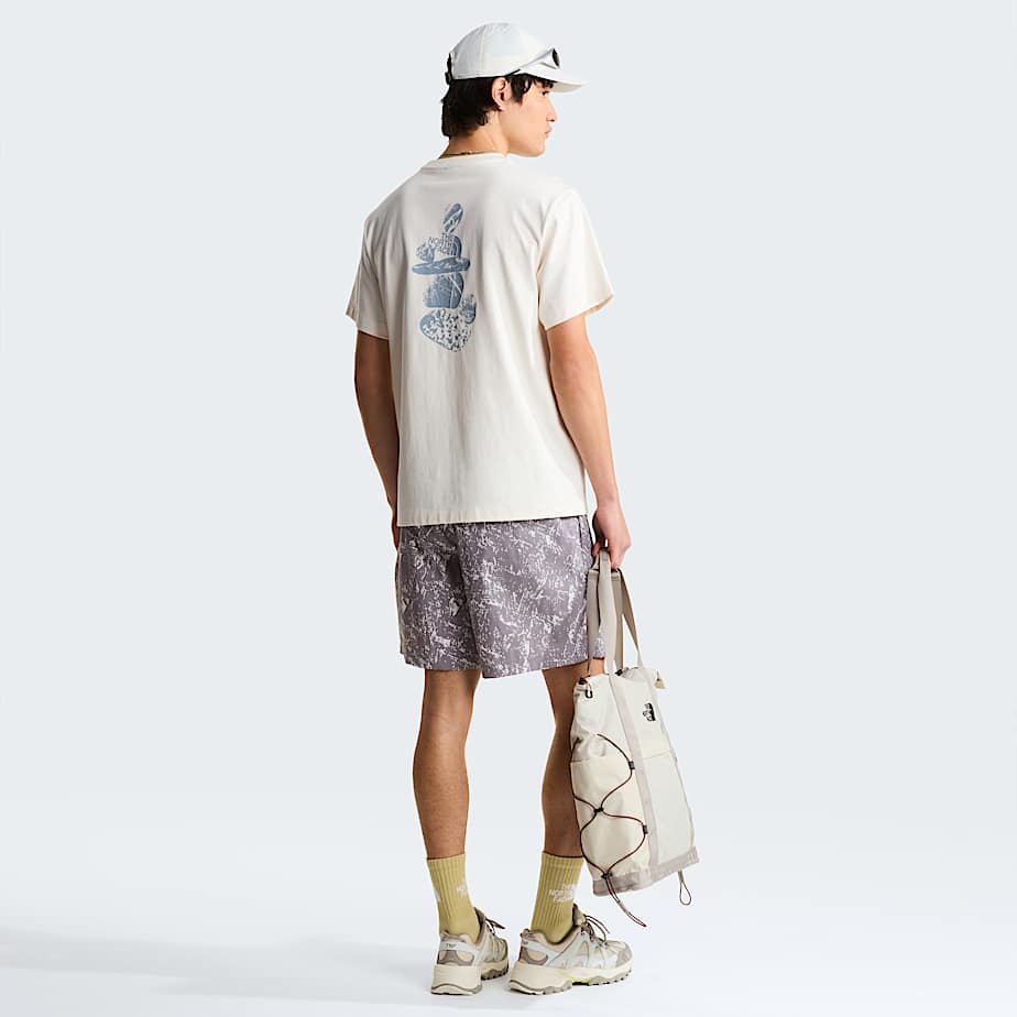 Tshirt dcontract graphique Stones pour homme TNF White Dune ALT2
