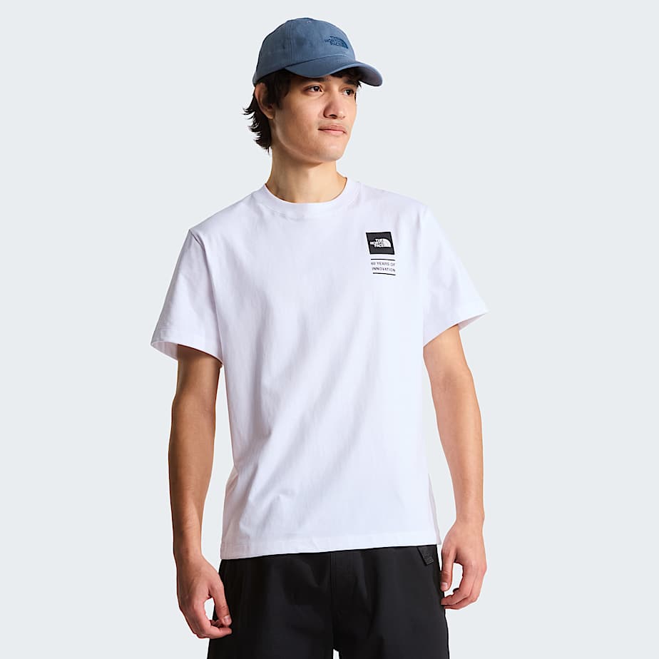 Mens BCD Celebration Relaxed Graphic TShirt TNF TNF White ALT1