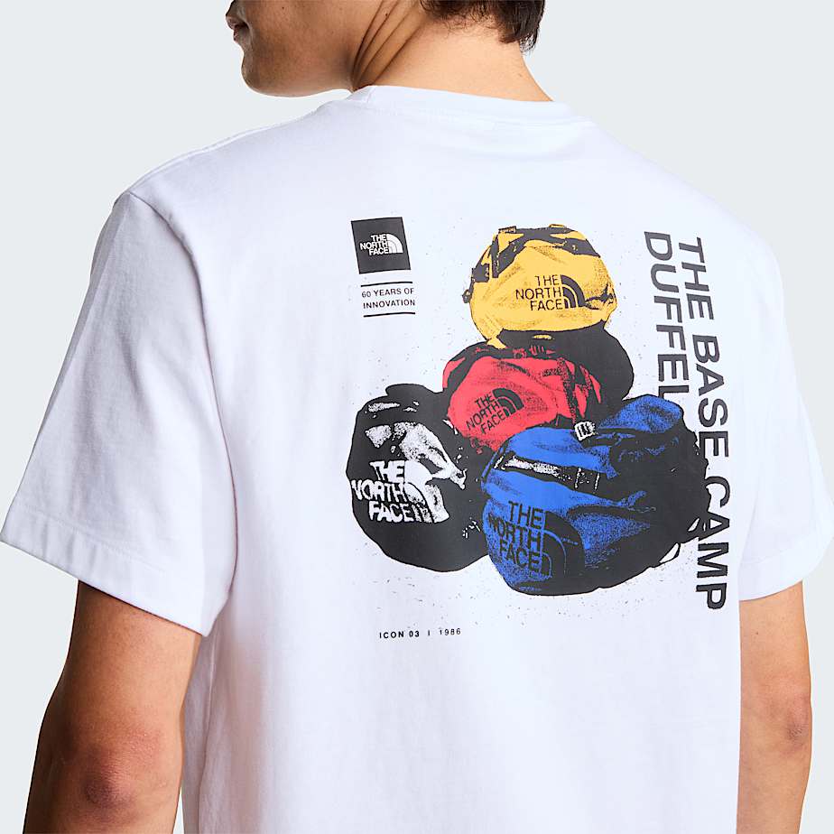 Mens BCD Celebration Relaxed Graphic TShirt TNF TNF White ALT5