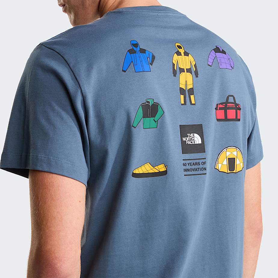 Mens Icon Celebration Regular Graphic TShirt TNF ALT5