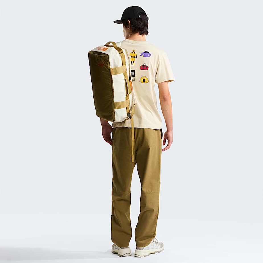 Mens Icon Celebration Regular Graphic TShirt TNF Desert Stone ALT2