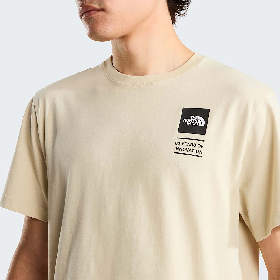 Mens Icon Celebration Regular Graphic TShirt TNF Desert Stone ALT4