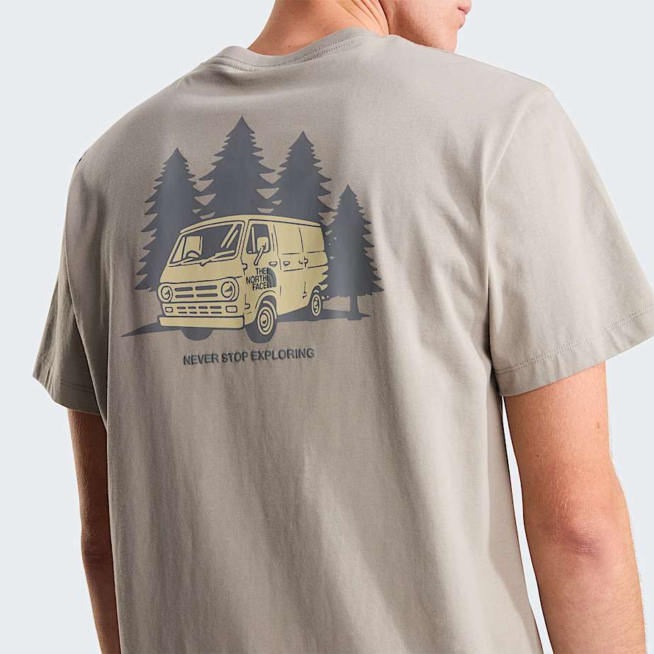 Mens Van Life Relaxed Graphic TShirt TNF ALT5