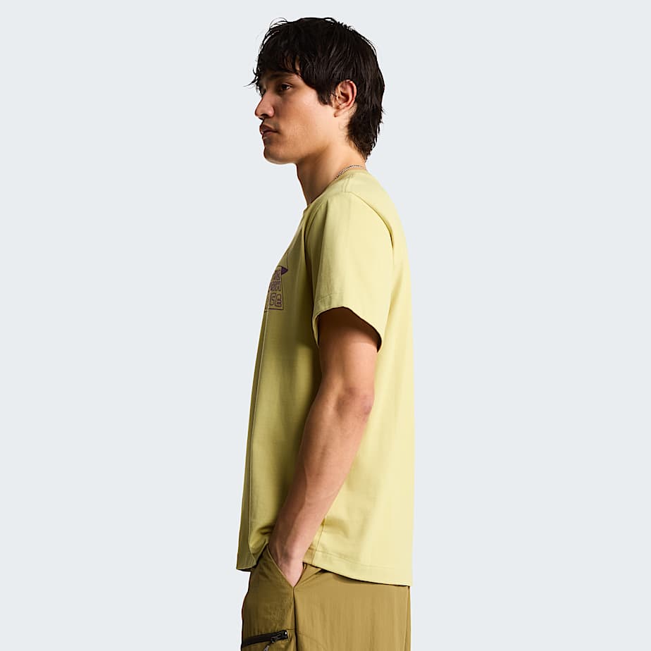 Mountain Play relaxt geschnittenes TShirt mit Grafik fr Herren TNF Pear ALT2