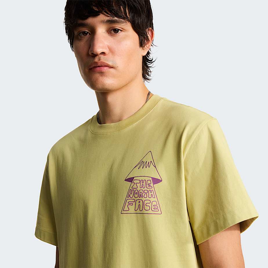 Mountain Play relaxt geschnittenes TShirt mit Grafik fr Herren TNF Pear ALT4
