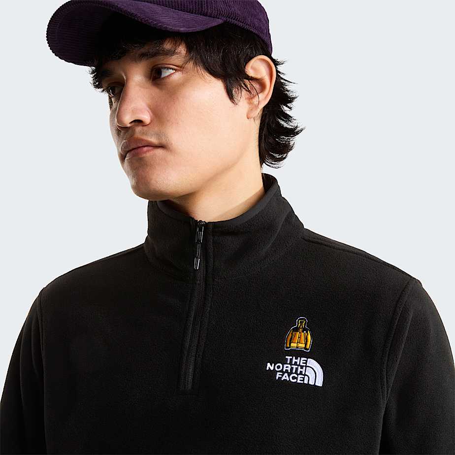 Mens 60th Anniversary Glacier Fleece TNF TNF Black ALT4